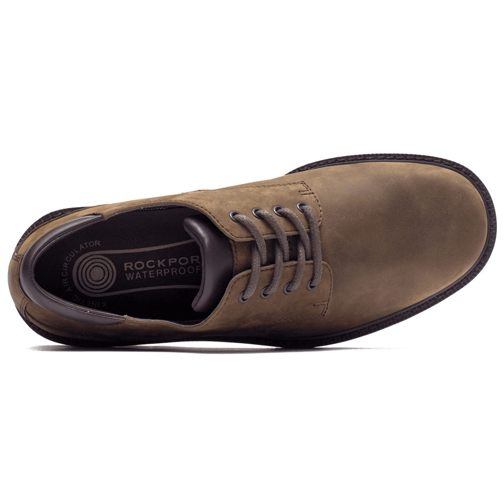 Rockport Oxfords For Mens Dark Brown - Northfield Waterproof - LR0416835